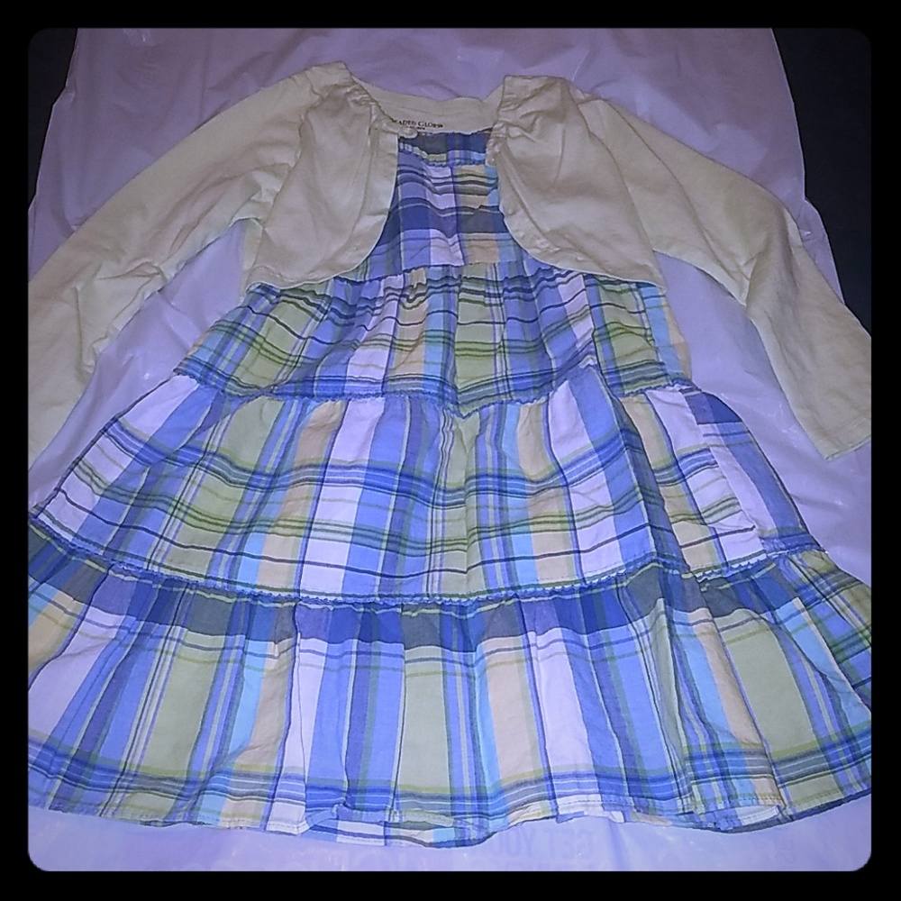 3 Girls dresses w/ matching bolero lot